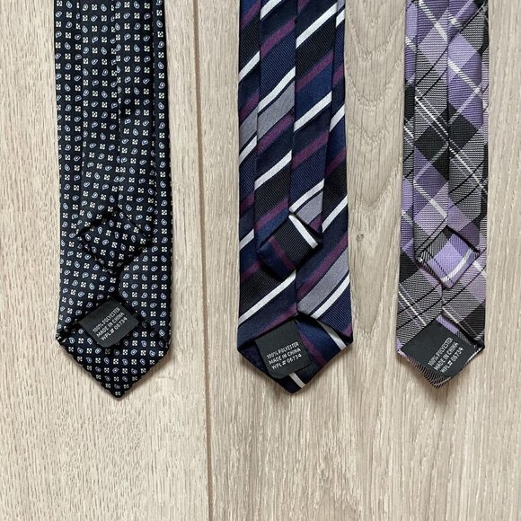 Lot of Three boys Necktie Mix Print Multicolor - Picture 3 of 3